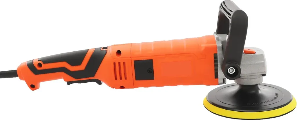 Machine à polir électrique 1580W orange à variateur de 7 vitesses