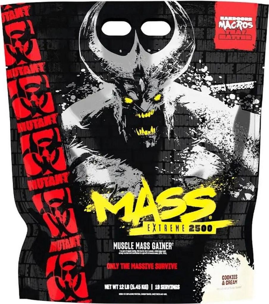 Mutant Mass Extreme 2500 - 5450 g Beutel Cookies and Cream Produktbild 
