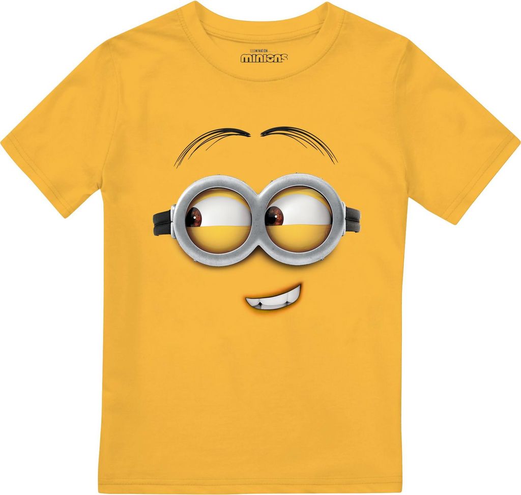 Minions - "Cheeky Face" T-Shirt für Jungen TV2383 (116) (Gänseblümchen)
