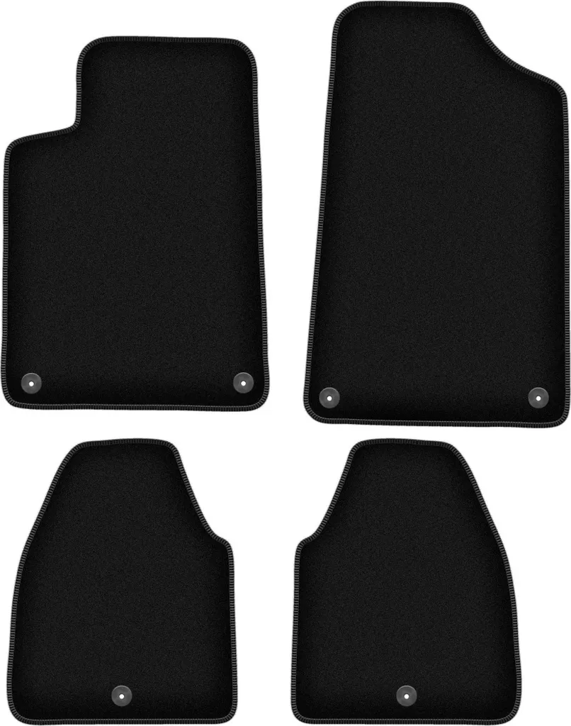 Offerta Tappetini Citroen C6 Velluto Nero - Set Completo su Misura