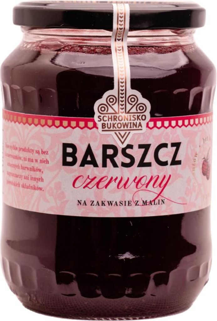 Barszcz czerwony z zakwasem z malin -  Schronisko Bukowina Zdjęcie produktu 
