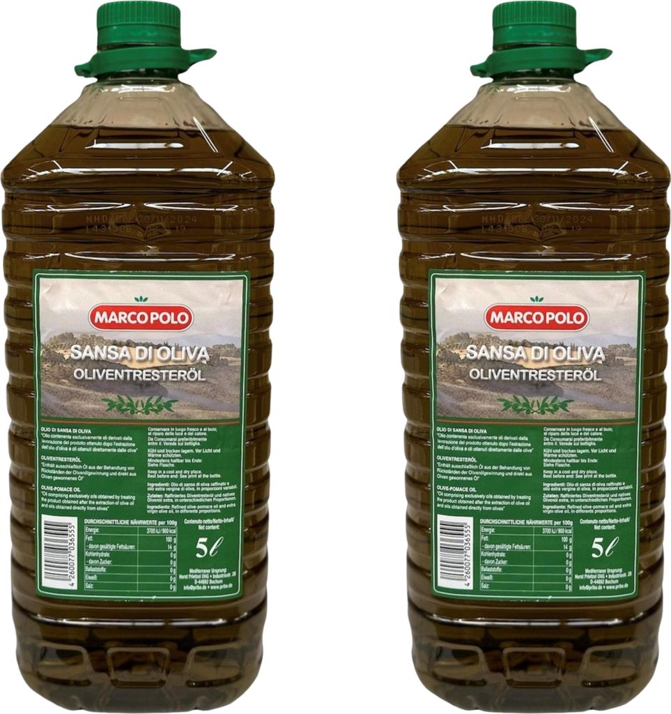Olivový olej z pokrutin 2x 5 litrů - MARCO POLO Olio di Obrázek produktu 