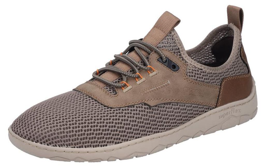 Rieker Slipper - Beige Textil : 47 : Normal Größe: 47 Produktbild 