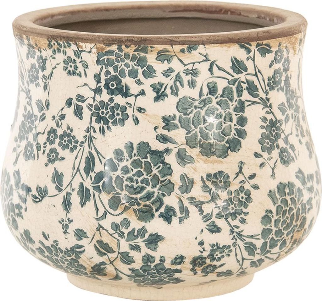 Vaso da fiori Clayre & Eef Ø 21x17 cm Fiori in Immagine del prodotto 
