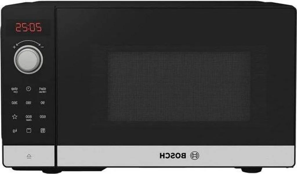 Four à micro-ondes inox compact 44cm avec affichage digital LED bleu