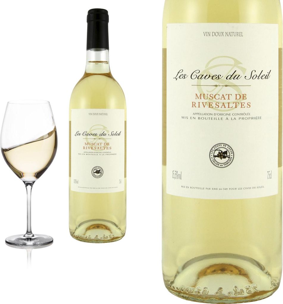 Muscat de Rivesaltes Les Caves du Soleil von Terres des Produktbild 