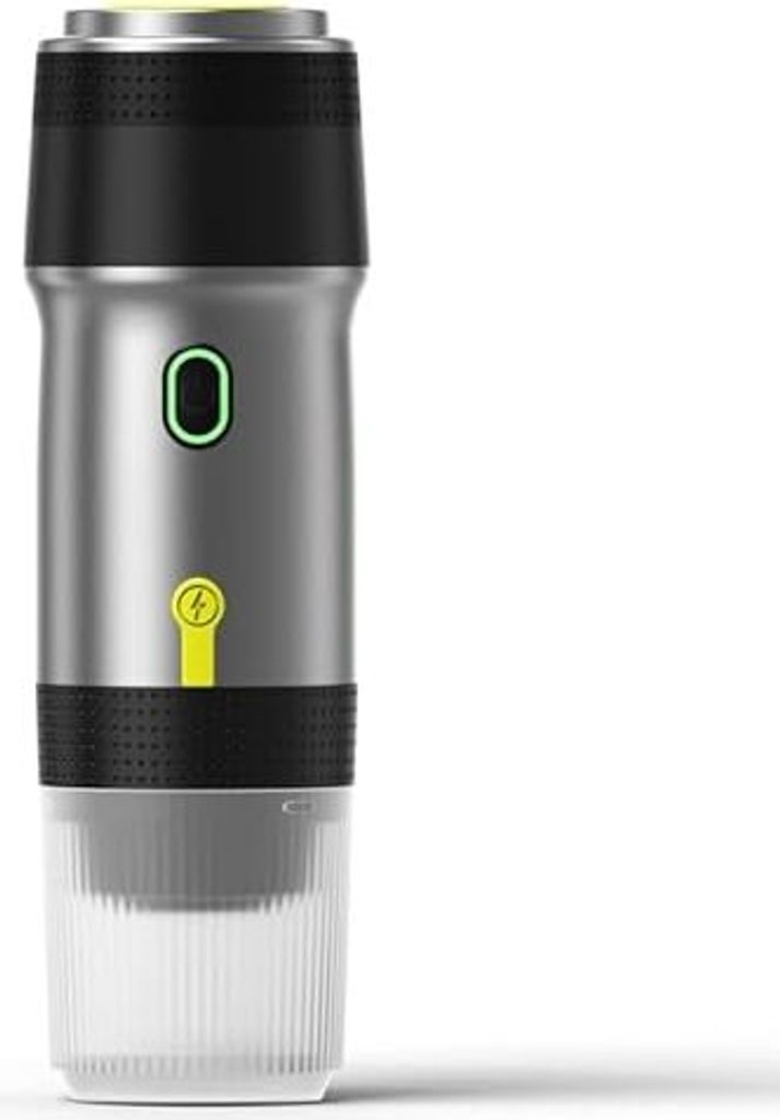 Kaffeemaschine, tragbare USB -Ladung an Bord der Espresso -Hersteller elektrische Reiseheizung 12V -Autocamping, kompatible Kapseln (USB -Silber)