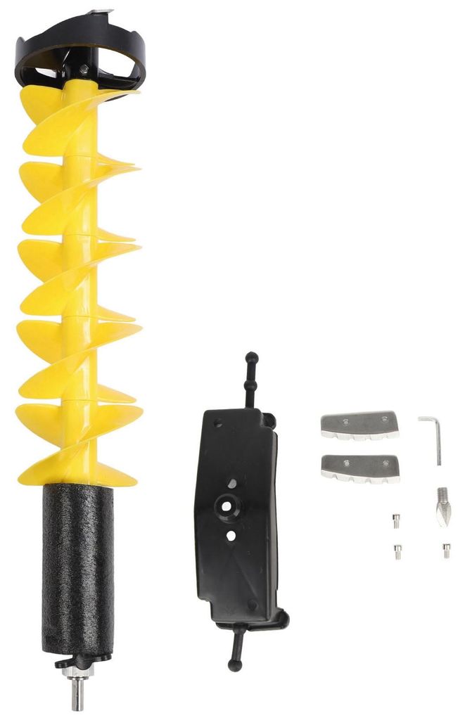 Eisschnecke, 15,2 cm Durchmesser, 28 Länge, elektrischer Angelbohrer mit schwimmender Vorrichtung