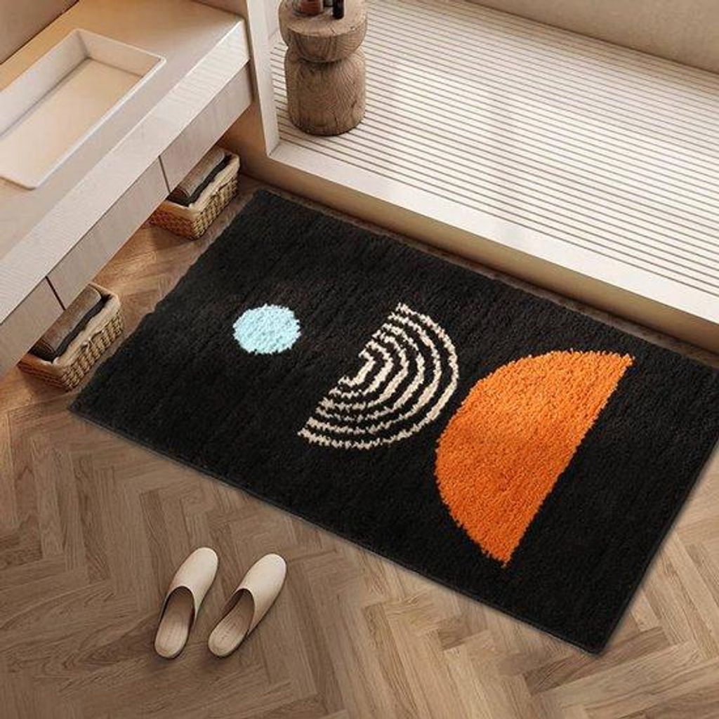 Badezimmer-Tapete mit Wasser-Absorber-Non-Slip-Matte für Badezimmer- und Eingangsbereich