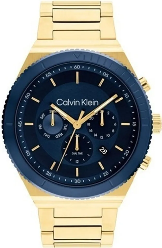 Calvin Klein 25200302 : Montre en Acier Argenté avec Cadran Soleil Épuré