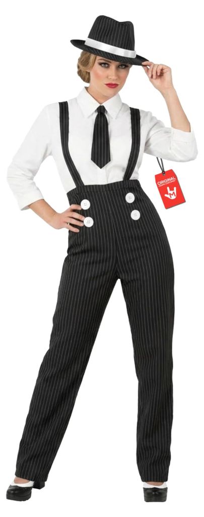 Fun Shack Mafia Kostüm Damen Gangster, Gangsterbraut Kostüm Produktbild 