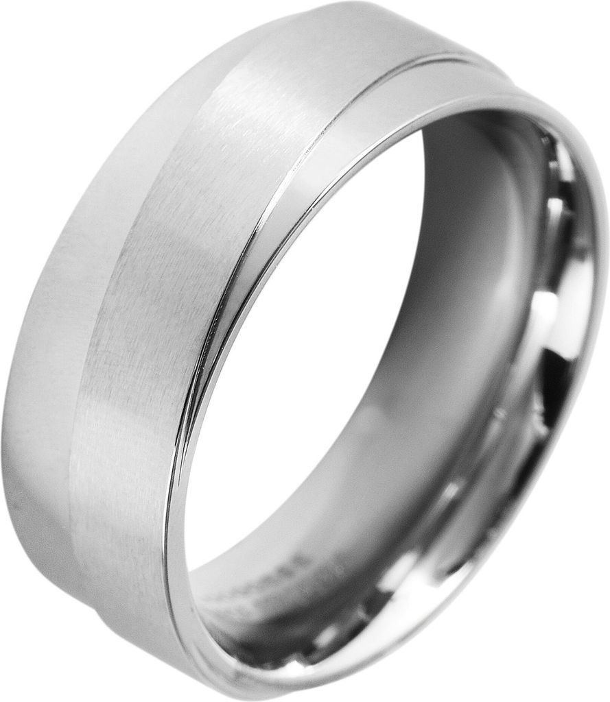 Akzent Partnerringe-Ring aus Edelstahl