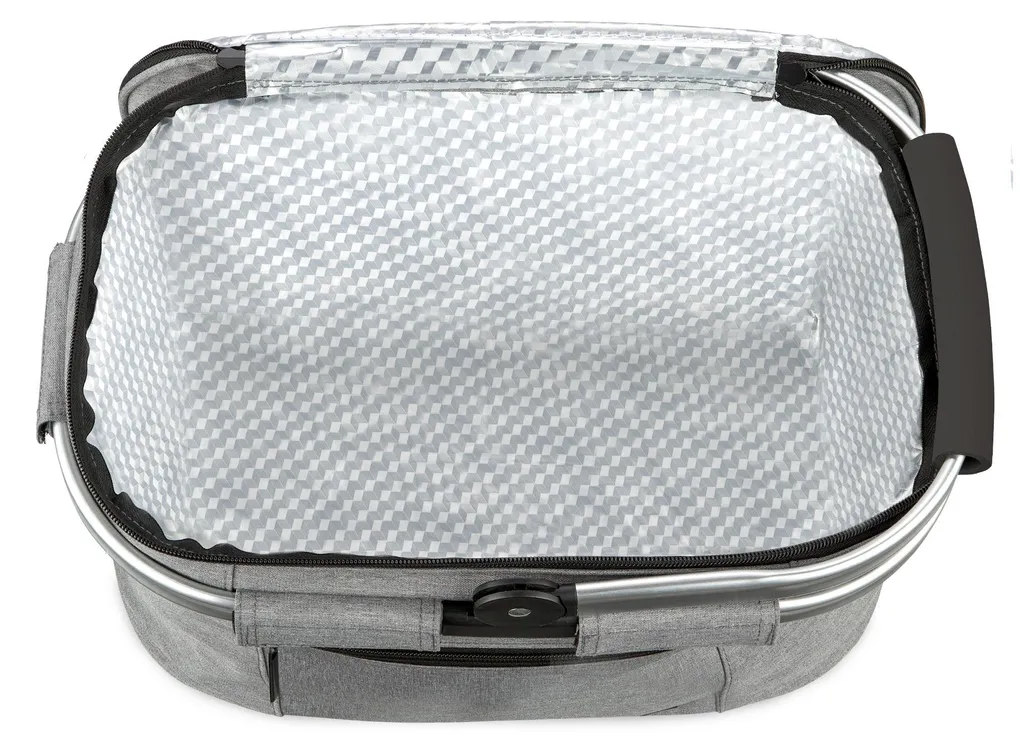 Bomoe Panier réfrigérant pliable 22L IceBreezer - Sac isotherme gris - 4