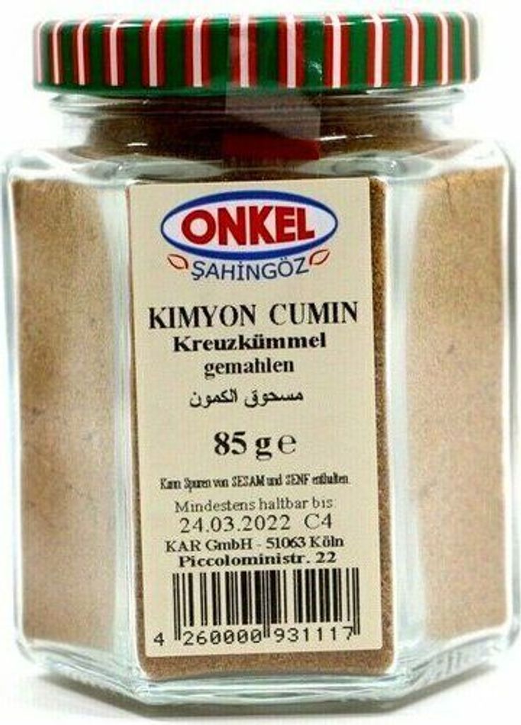 Onkel Sahingöz Kreuzkümmel gemahlen 85g