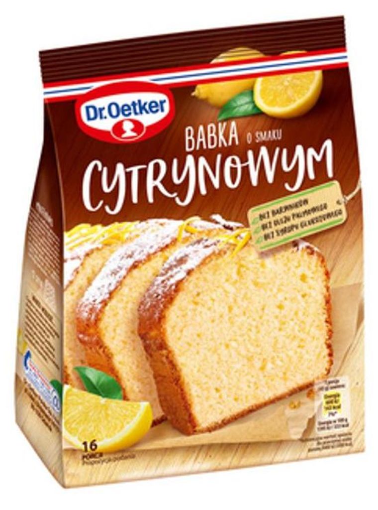Dr. Oetker Babka o smaku cytrynowym 375g Zdjęcie produktu 