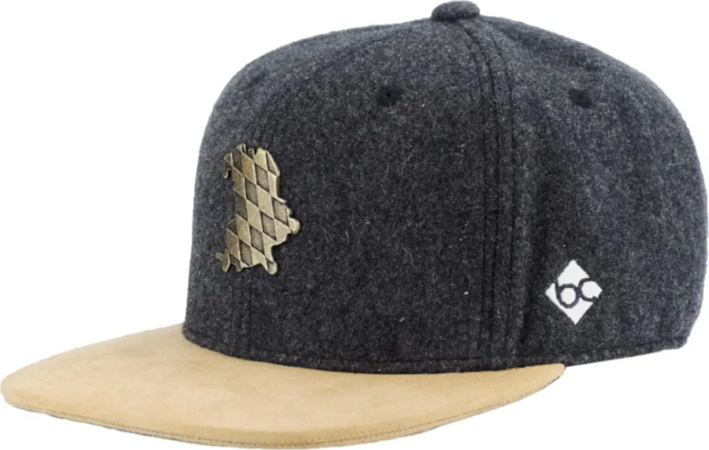 Snapback Bavarian Caps Grigio | Lifestyle Baviera Streetwear Unisex