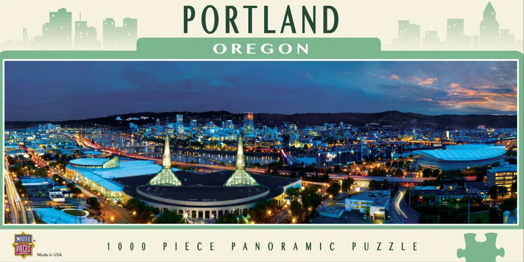 Puzzle panoramique Portland 1000 pièces idéal pour adulte passionné