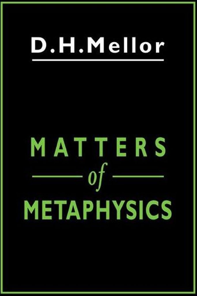 Matters of Metaphysics