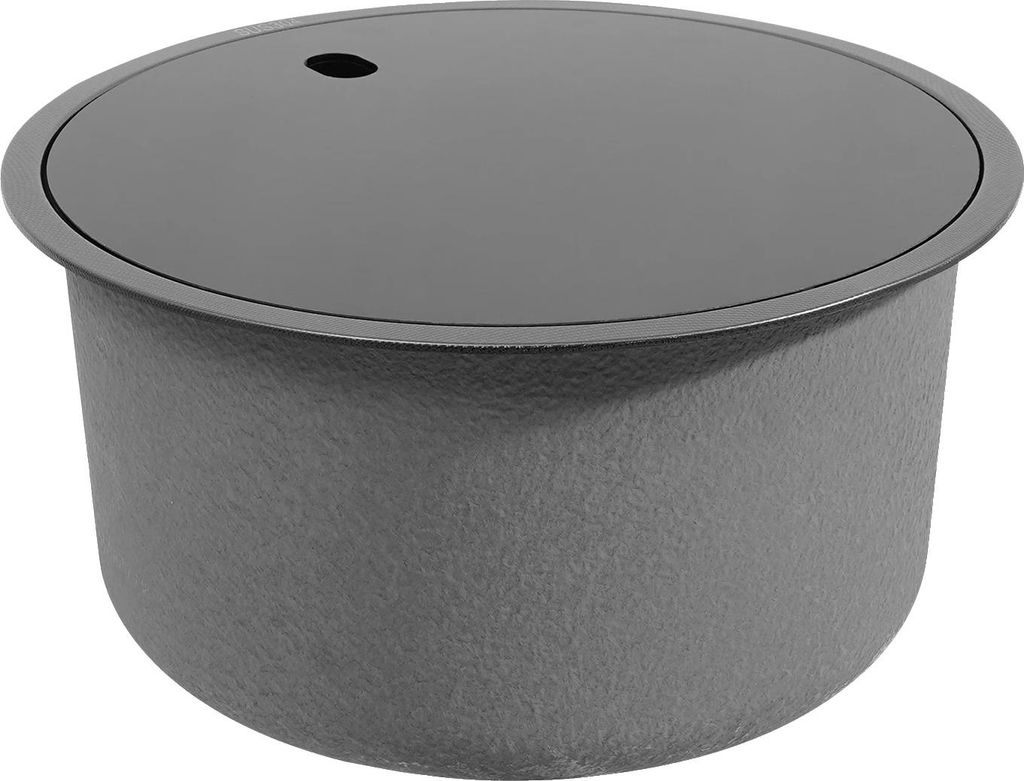 Küchenspüle, 304 Edelstahl, tiefe Einzelspüle, Schwarz