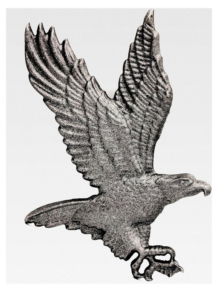 Adler aus Gusseisen, massives schmiedeeisen Wanddekor für Haus und Garten