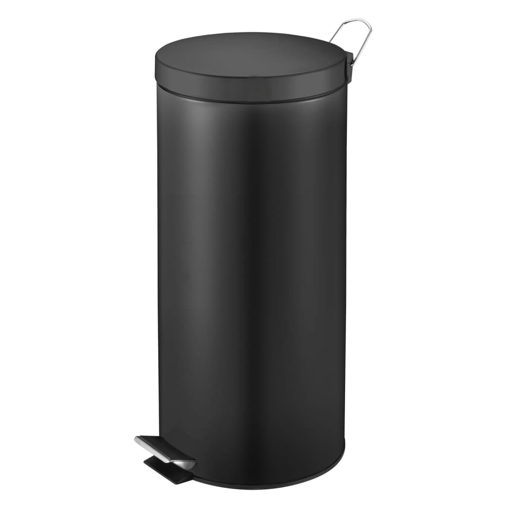V-Part - Treteimer 30 Liter - Steel   - Schwarz Image du produit 