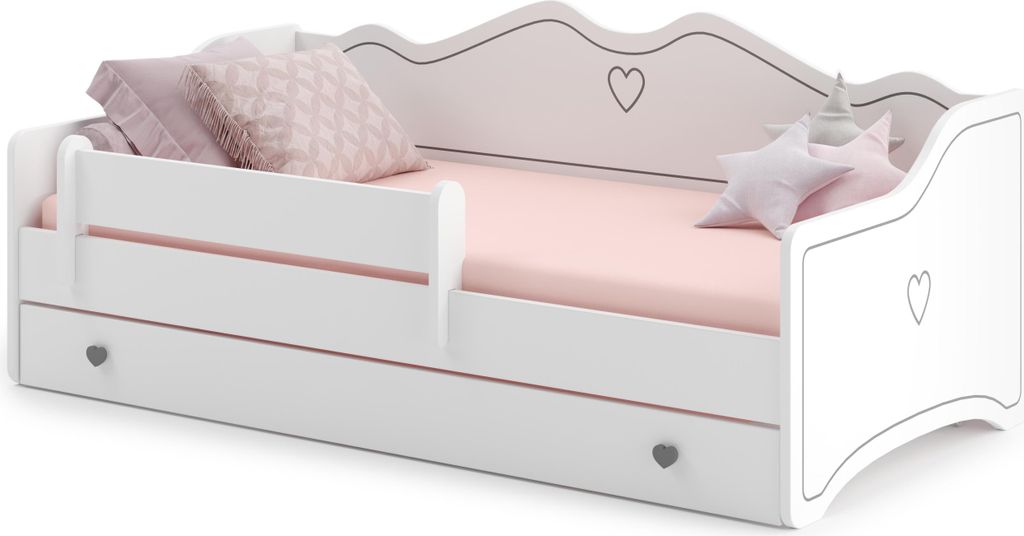 Detská posteľ Emma 160x80 sivá Obrázok produktu 