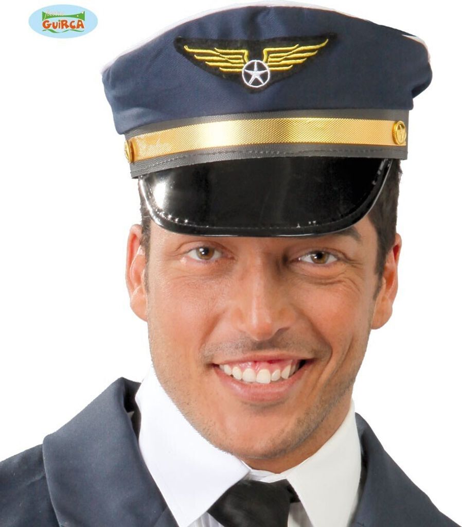Pilotenmütze Pilotenmütze Flugzeugkapitän Flughafen Produktbild 