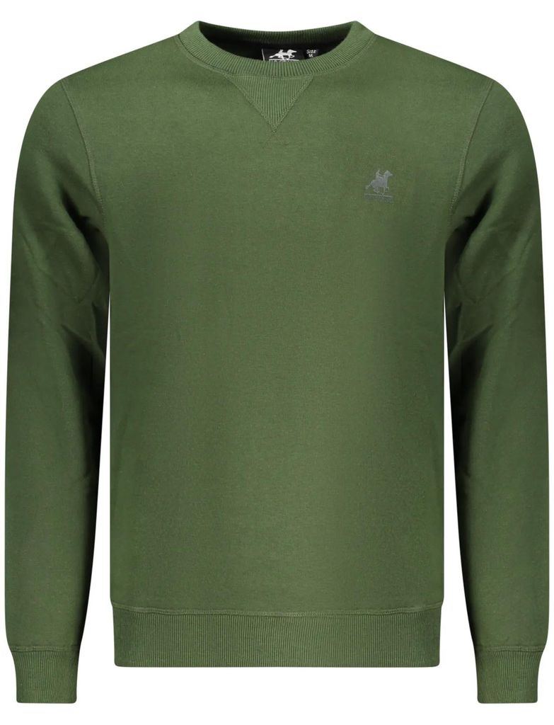 Gefüttertes Herren Sweatshirt Grün - Langarmshirt mit Print & Logo