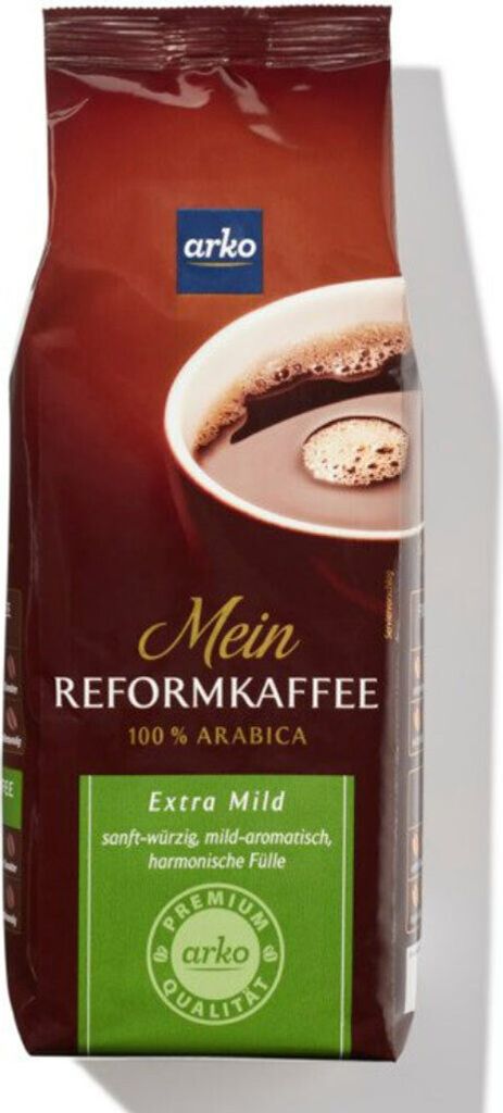 Kaffee REFORMKAFFEE extra mild von arko, 250g gemahlen