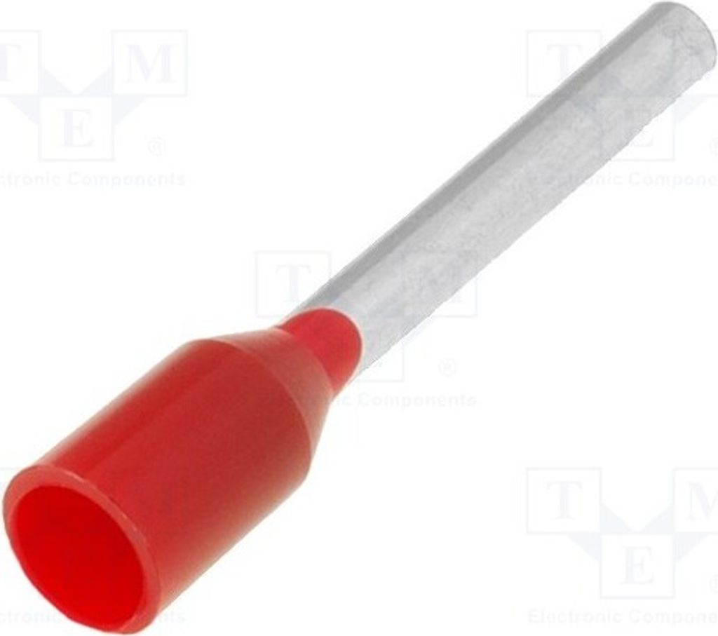 20x Stoßverbinder Kupfer isoliert Isolation: 1mm2 9019110000 H1,0/18D R Bootlace f