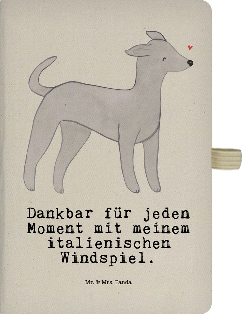 Mr. & Mrs. Panda Tagebuch Italienisches Windspiel Moment - Transparent - Geschenk, Journal, Kladde, Adressbuch, Italian Greyhound, Skizzenbuch, Win...