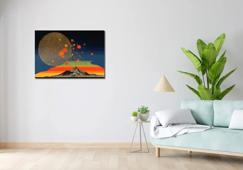 Impression sur Toile 90x60 cm Pour le monde - Finition Premium Matte - 2