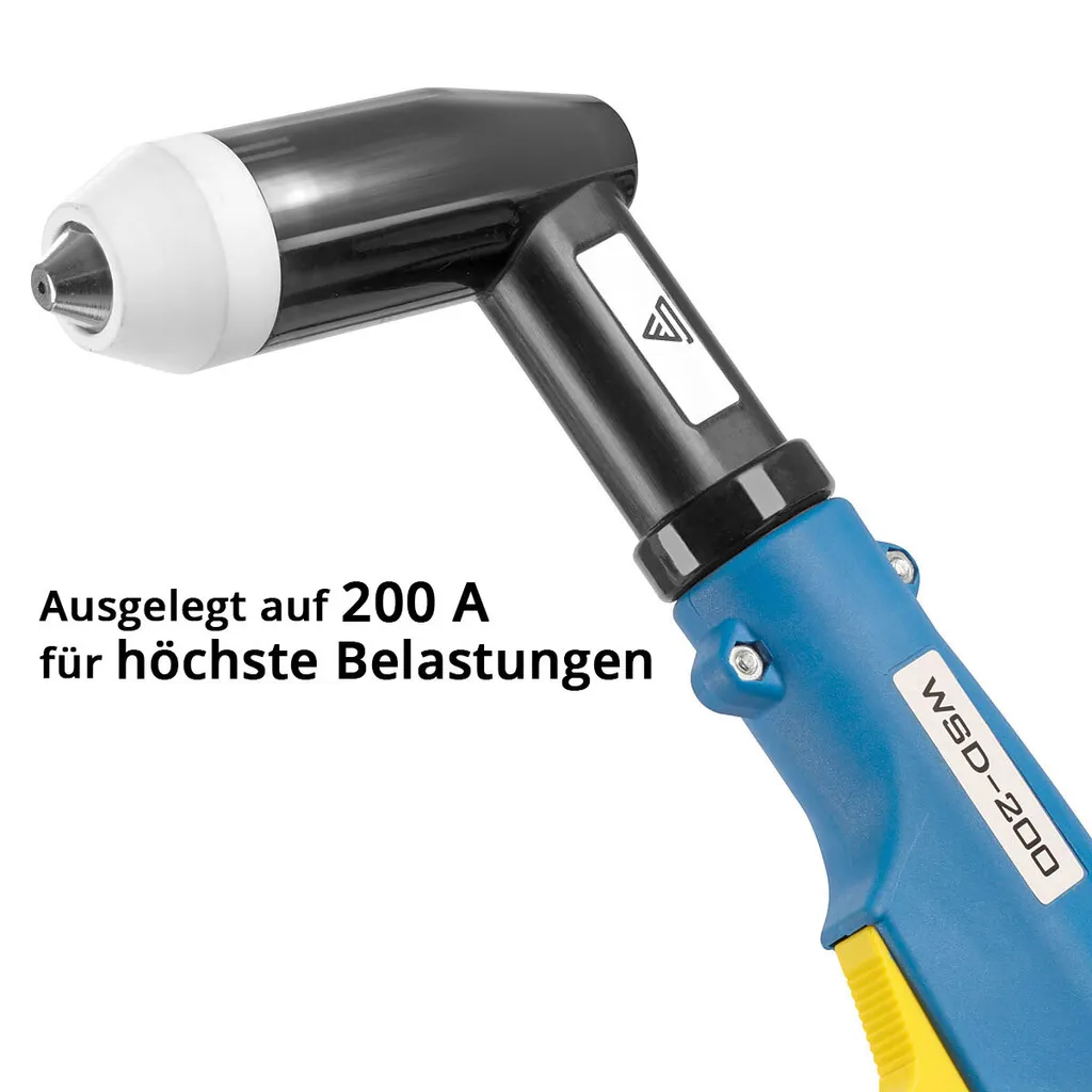 Ensemble de flexibles plasma 5m avec torche WSD 200 refroidie par eau - 3