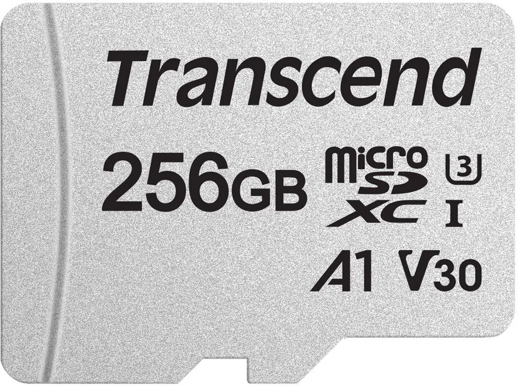 Transcend 300S Carte Micro SD 256Go V30 A1 - Performance Video 4K UHD