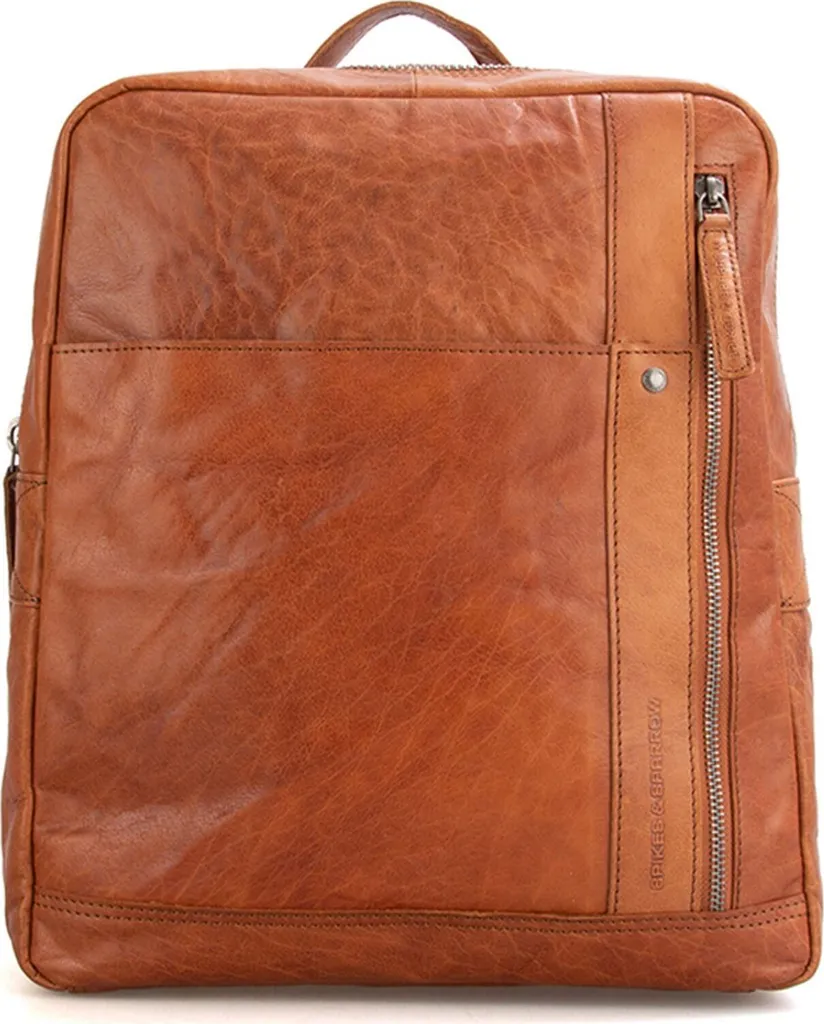 Zaino Spikes & Sparrow Bronco Pelle Marrone - Vintage Laptop Bag