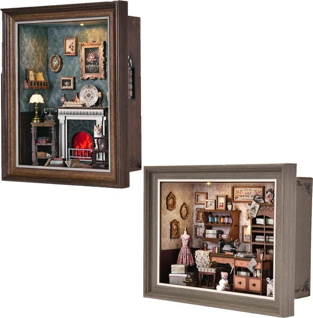 Maquette de maison miniature DIY Kit créatif Décoration intérieure ZR02
