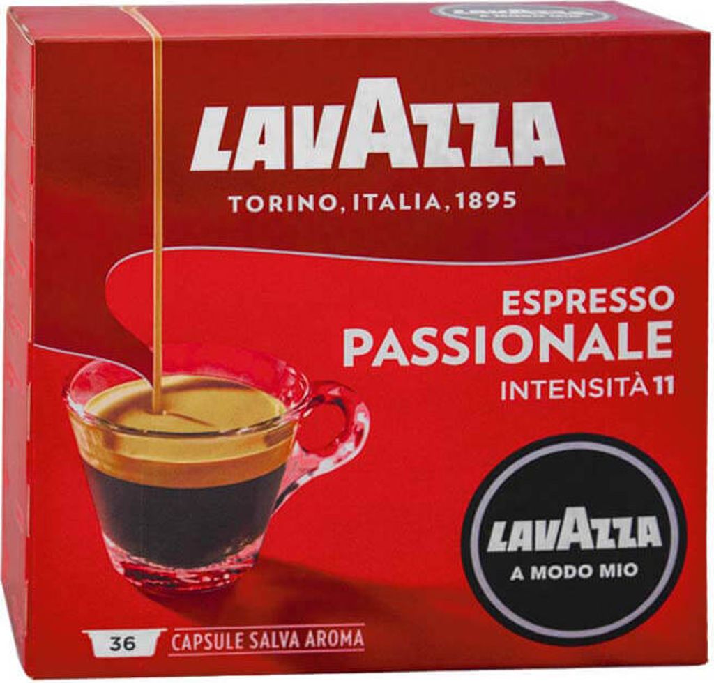 Lavazza Passionale, Kapsułka kawy, Kawa, Ciemna palona, A Zdjęcie produktu 