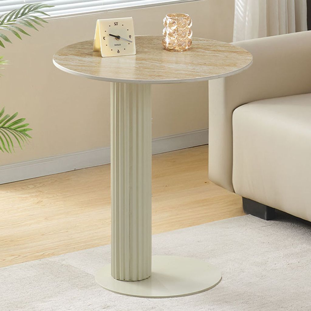 Table d'appoint Milton & Oldbrook Travertin Hedemora Image du produit 