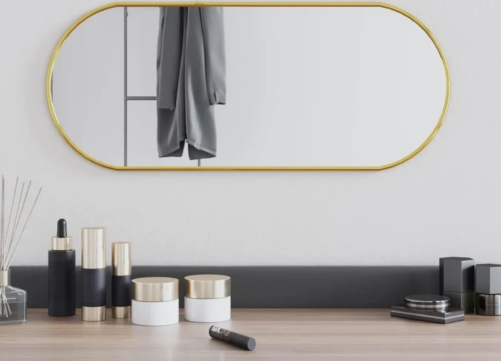 Specchio da parete Golden 60x25 cm ovale - 2