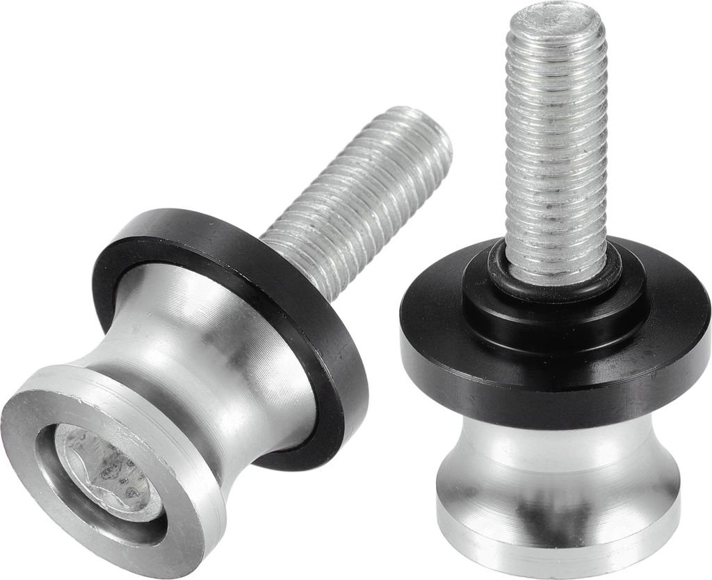 1 Paar Schwingenarm-Spulen, 10mm M10x1.5 CNC Schwingarm-Spulen-Schieberegler, universell einsetzbar für Motorräder, langlebige Aluminiumlegierung...