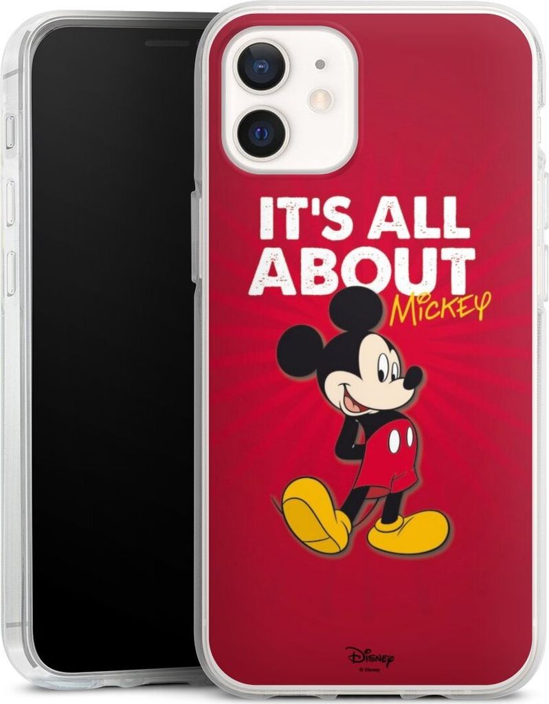 DeinDesign Handyhülle für Apple iPhone 12 mini Silikon Hülle Case Smartphone Schutzhülle Disney Maus Offizielles Lizenzprodukt