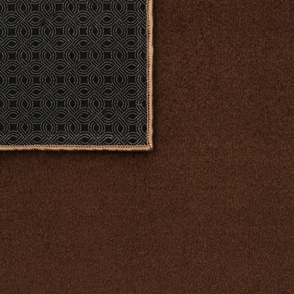 Tapis de Chambre Cocooning 180x250 cm CUDDLE Marron - Déco Salon