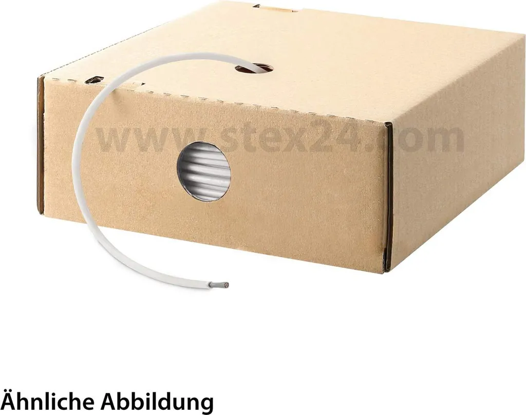 Fil Électrique Blanc pour Armoire Industrielle HELU KABEL 2,5mm² 100m
