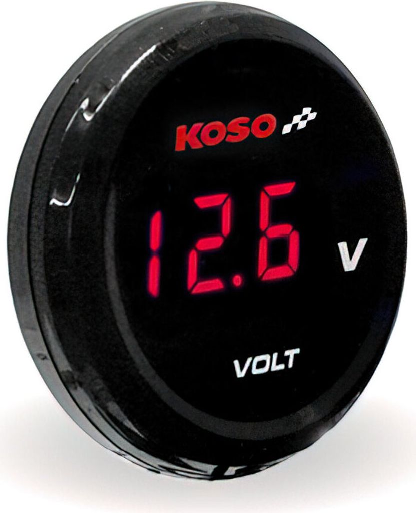 Voltmetro Koso Coin rosso Immagine del prodotto 