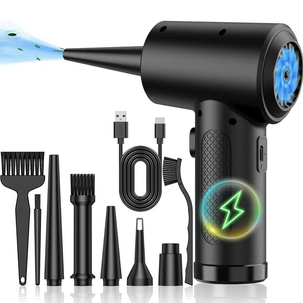 Elektrische Staubgebläse, Portable Luftreiniger & Blower – 91.000 RPM, Hochleistung, Tastatur & Computer Reinigung