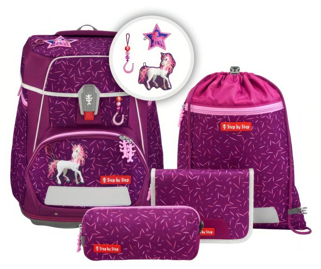 Step by Step Space Schulranzen-Set 5-teilig Pretty Unicorn Produktbild 