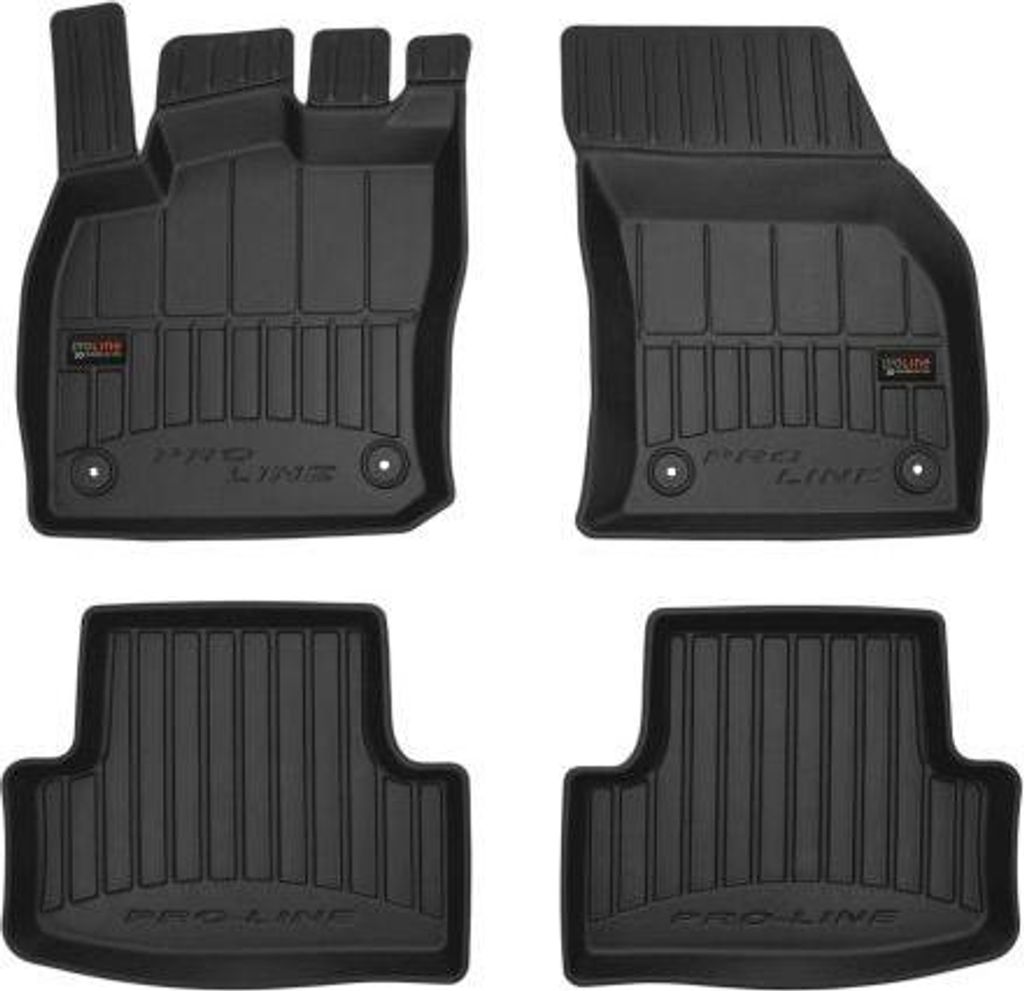 4x FROGUM ProLine 3D TPE Fußmatten für SEAT Ateca (KH7) Vorne+Hinten