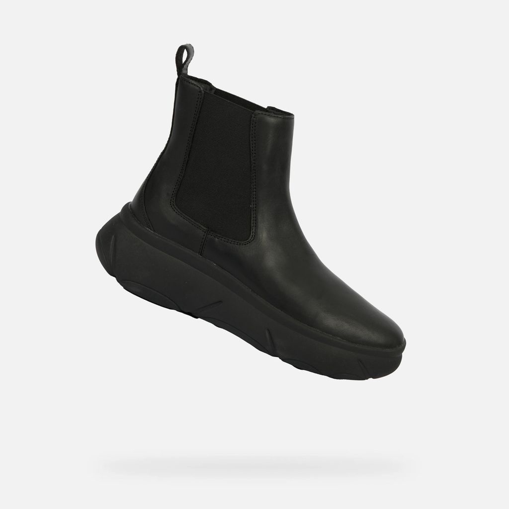Geox Schwarze Damen-Ankle-Boots Nebula 2.0 X 41