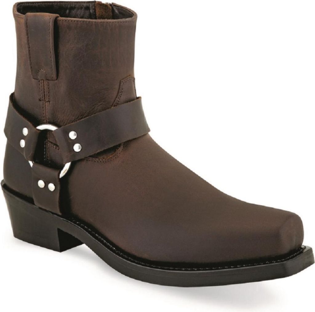 Old West Leder Westernreitstiefel Westernstiefel Herren Route 66, Größe:42
