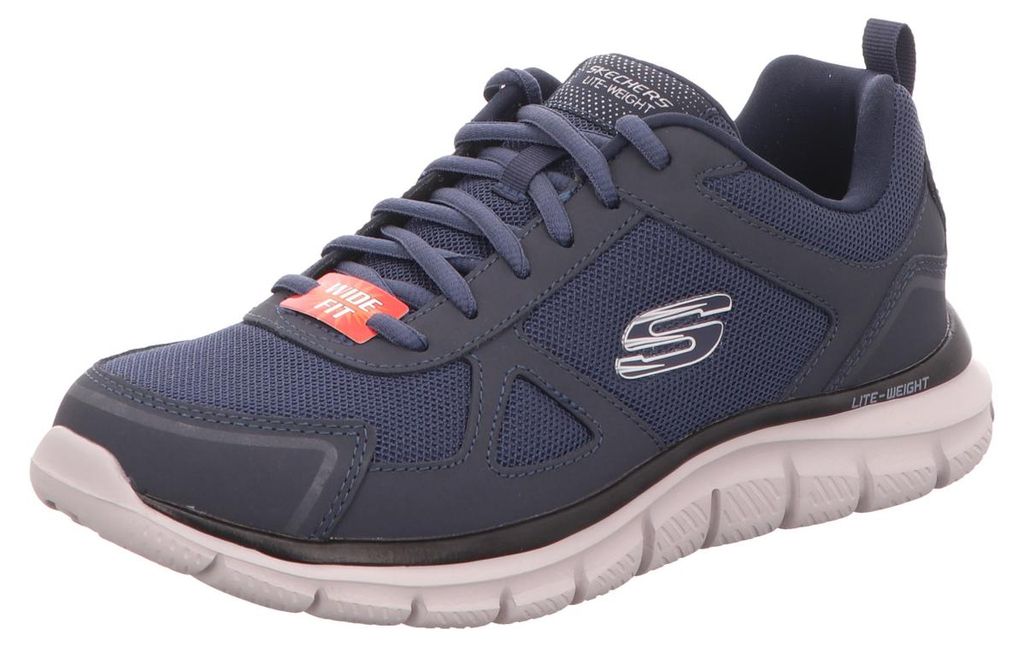 Skechers Herren-Sneaker Extra Weit Track Blau, Farbe:blau, Produktbild 